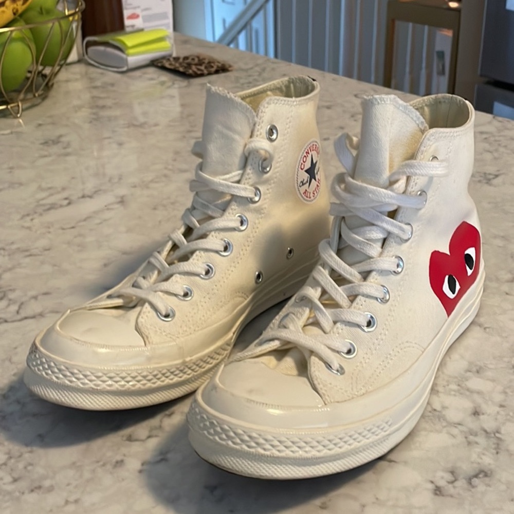 Comme des garcons Converse White 7.5